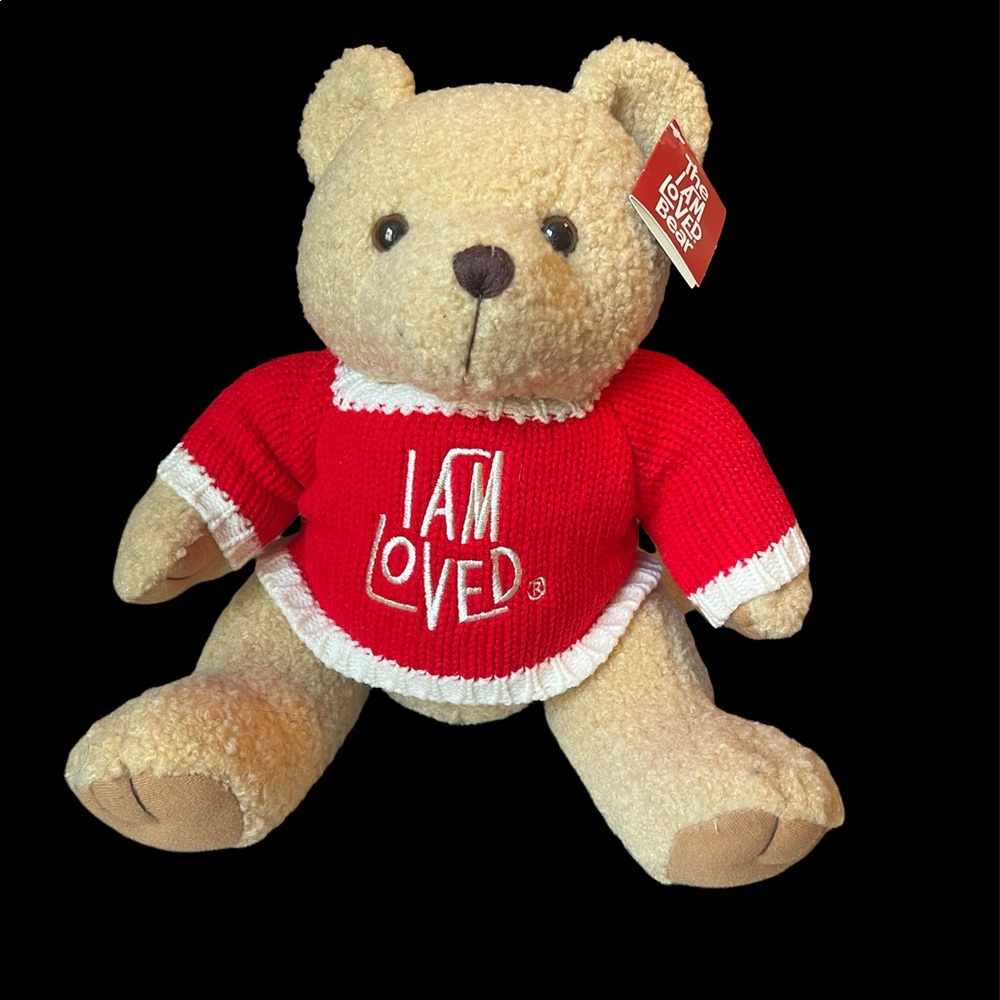 I AM LOVED Vintage Helzberg Diamonds 16 in. Bear